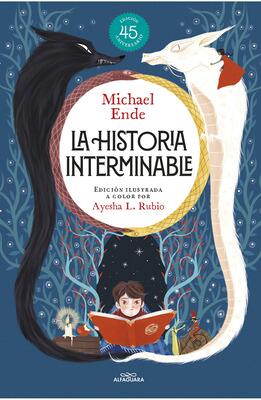 Book cover for 'La Historia Interminable' by Michael Ende.