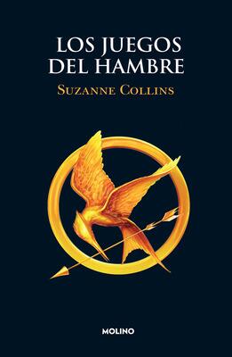 Book cover for 'Los Juegos del Hambre' by Suzanne Collins.